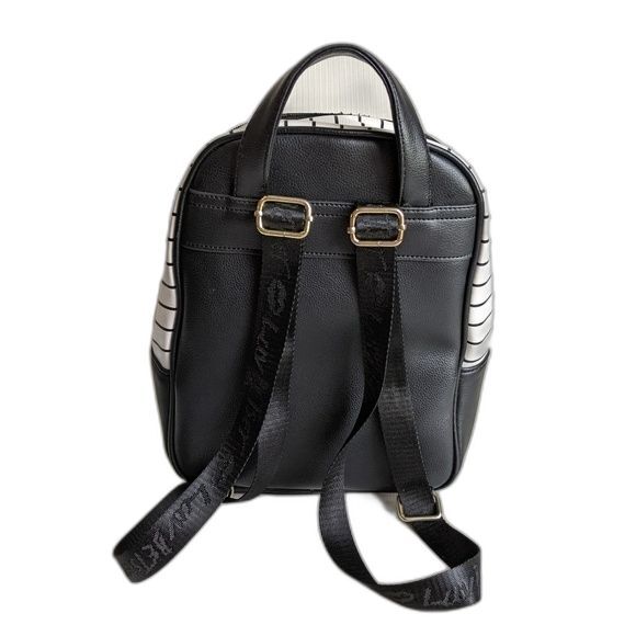 Luv Betsey by Betsey Johnson Bag Unicorn Backpack Black Black & White Style - Picture 5 of 12